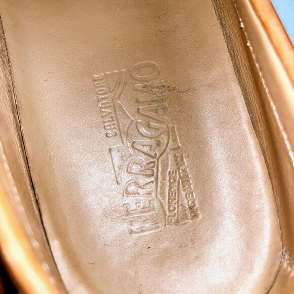 Salvatore Ferragamo Penny Loafers Leather Brown Men’s 10D Normcore Shoes Italy main image 8